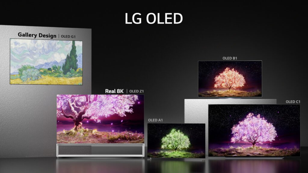 LG lanza su línea de televisores OLED 2021