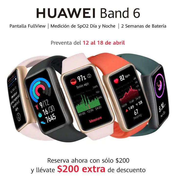 Huawei Band 6 México