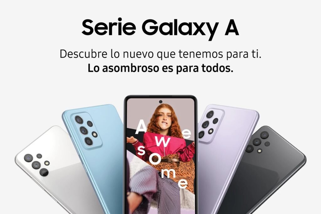 Samsung Galaxy A32, A52 y A72