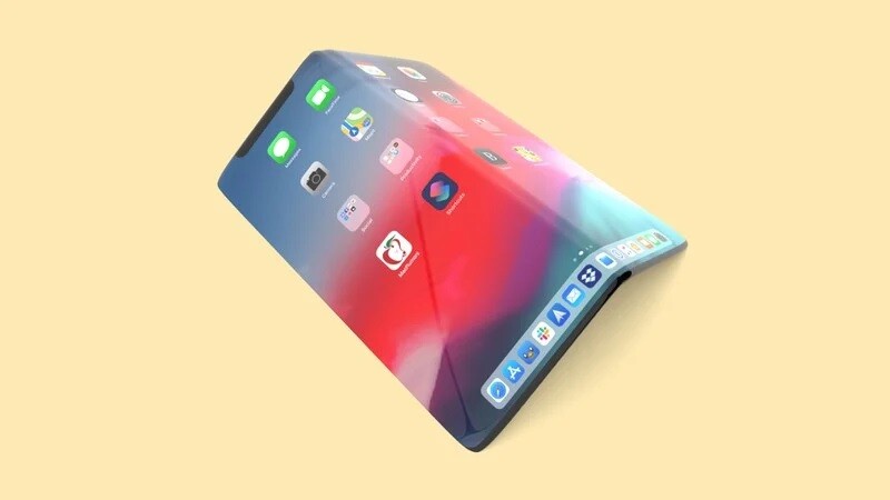 Diseño iPhone con pantalla plegable