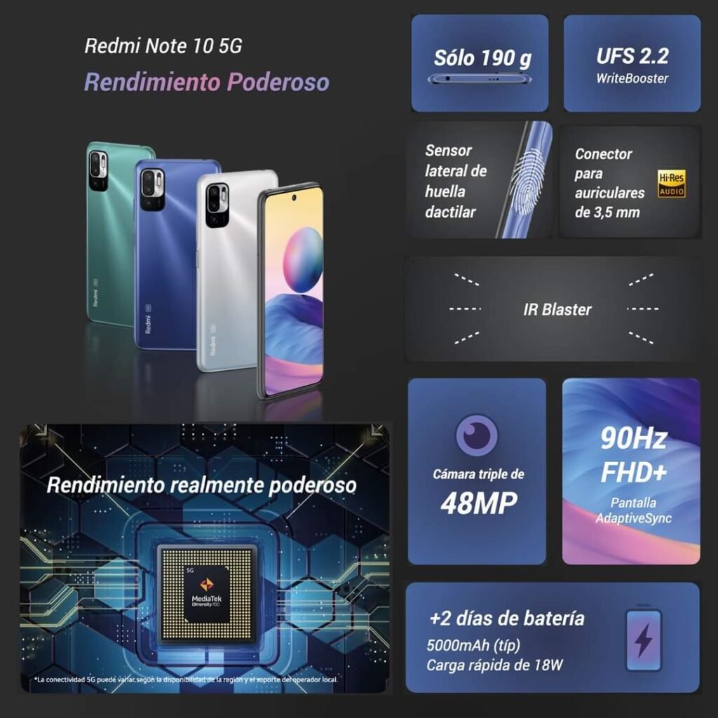 Nuevos Xiaomi Redmi Note 10, 10S y Note 10 5G: características