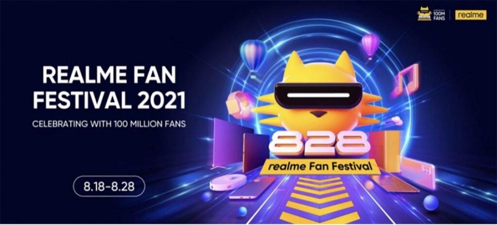 Realme Fan Festival 2021 gama alta 