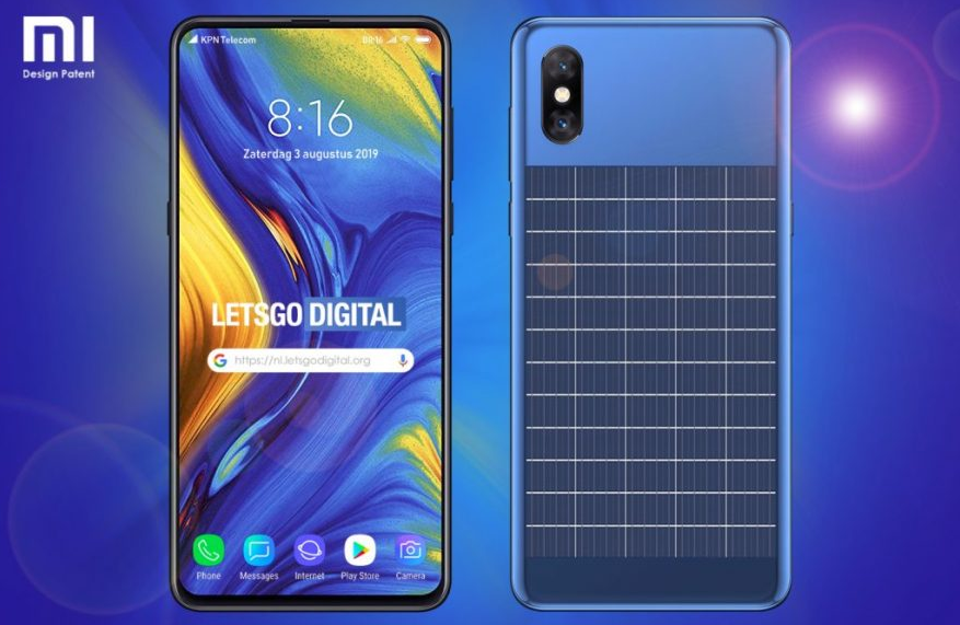 Xiaomi patenta un dispositivo con carga solar integrada