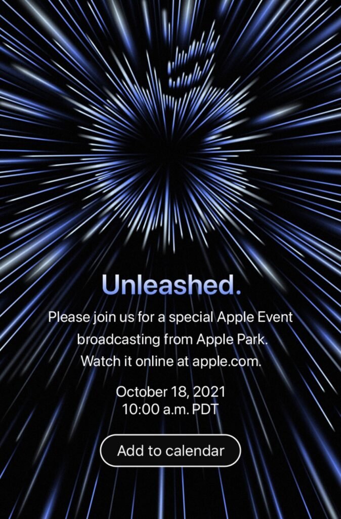 Evento Apple 2021