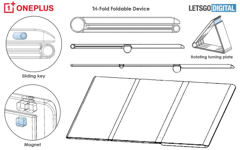 Patente OnePlus plegable