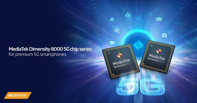 Procesadores MediaTek Dimensity 8000 y 8100 5G