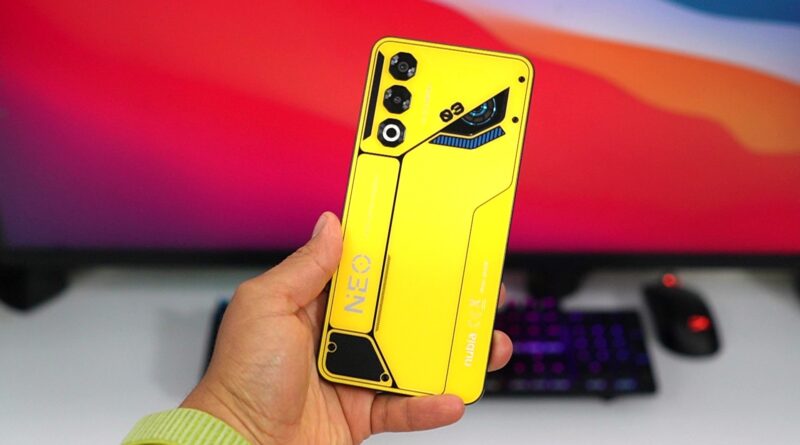 Diseño nubia neo 3 GT 5G