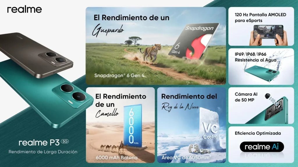 realme p3 review español
